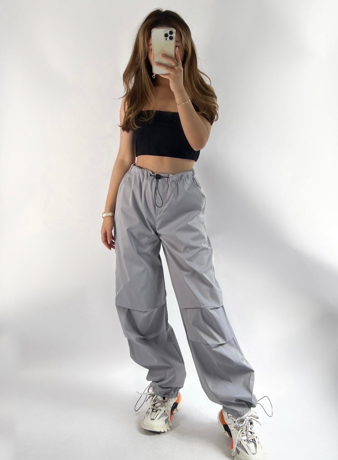 Parachute Pants Grey