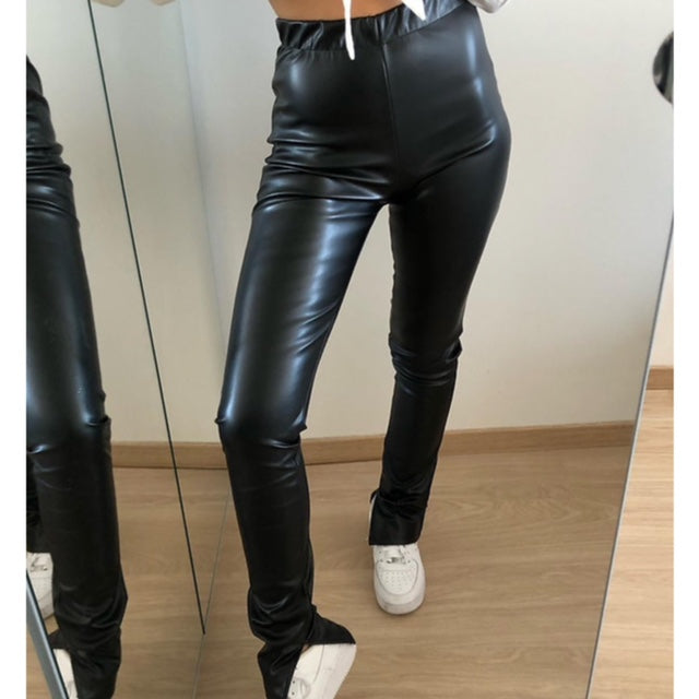 Leatherlook Split legging